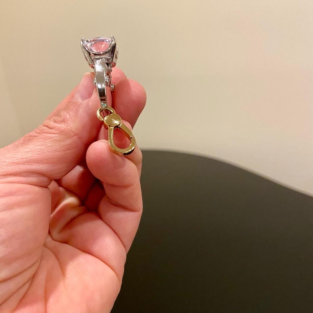 authentic rare luxury Juicy Couture engagement ring charm - Picture 12 of 17